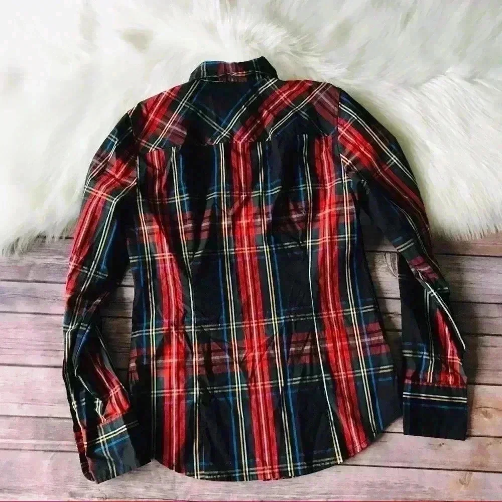 New J. Crew Plaid Slim Shirt Sz 2